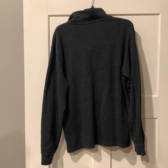Polo mens quarter zip pullover sweatshirt - Picture 2 of 2